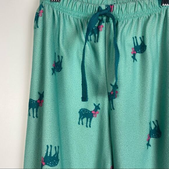 THREE GIRLS VARIOUS BRAND PAJAMA PANTS SKULL SPACE SHUTTLE DEER SIZES 7/8/M - Picture 11 of 14